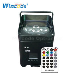 4/6 × 18W oplaadbare batterij-aangedreven draadloze LED Par bruiloft uplight